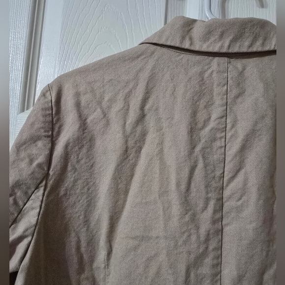 Gap Lightweight Khaki Blazer/Jacket, 100% Cotton, Unlined, Preppy, Sz 12, EUC! - Picture 9 of 13